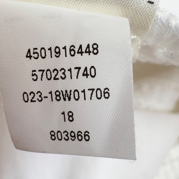 WHBM White Denim Jacket w/ Silver Floral Embroidery Womens 8 Vintage - Picture 12 of 15